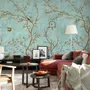 Vintage Little Floral and Birds Wallpaper Mural