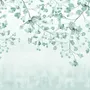 Soft Green Blossom Wallpaper Mural