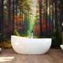 Red Forest Autumn Wallpaper Mural