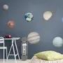 Solar System Sun and Planets Wall Decal Sticker