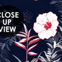 Retro Dark Flowers Wallpaper Mural