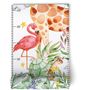 Kids Height Chart with Tropical Animals Wall Decal Sticker