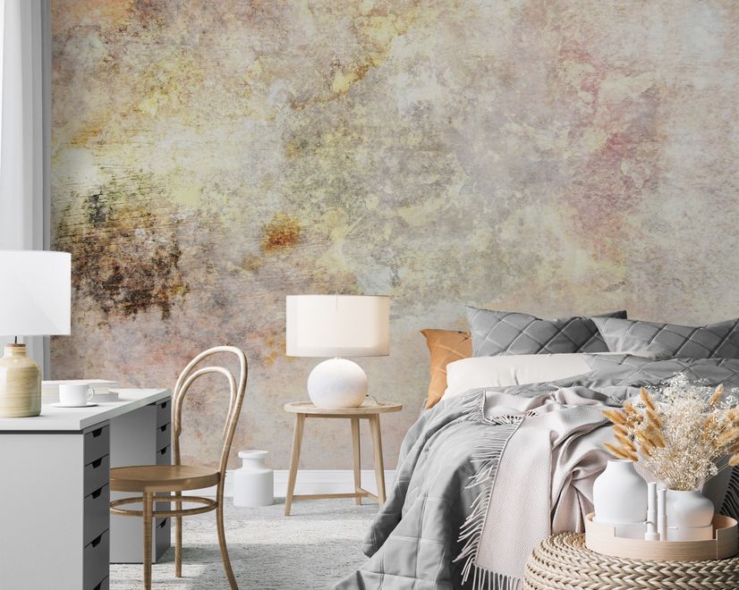 Grunge Worn Wallpaper Mural