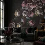 Dark Rose Floral Bouqet Wallpaper Mural
