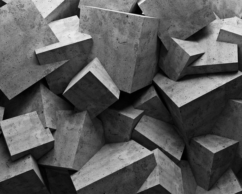 Modern Geometric Shapes Wallpaper Mural
