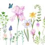 Cartoon Colorful Flower Garden Wallpaper Mural