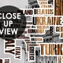 Eiffel Tower and Country Typography Wallpaper Mural