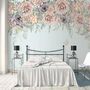 Nostalgic Dark Vine Flowers Wallpaper Mural