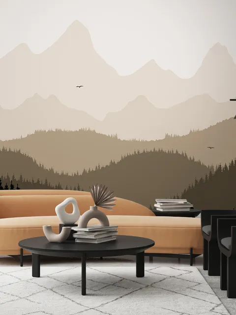 Mountain Landscape Silhouette