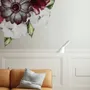 Watercolor Red Rose and Anemone Floral Bouqets Wall Decal Sticker