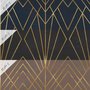 Papier peint panoramique lignes géométriques art déco luxe