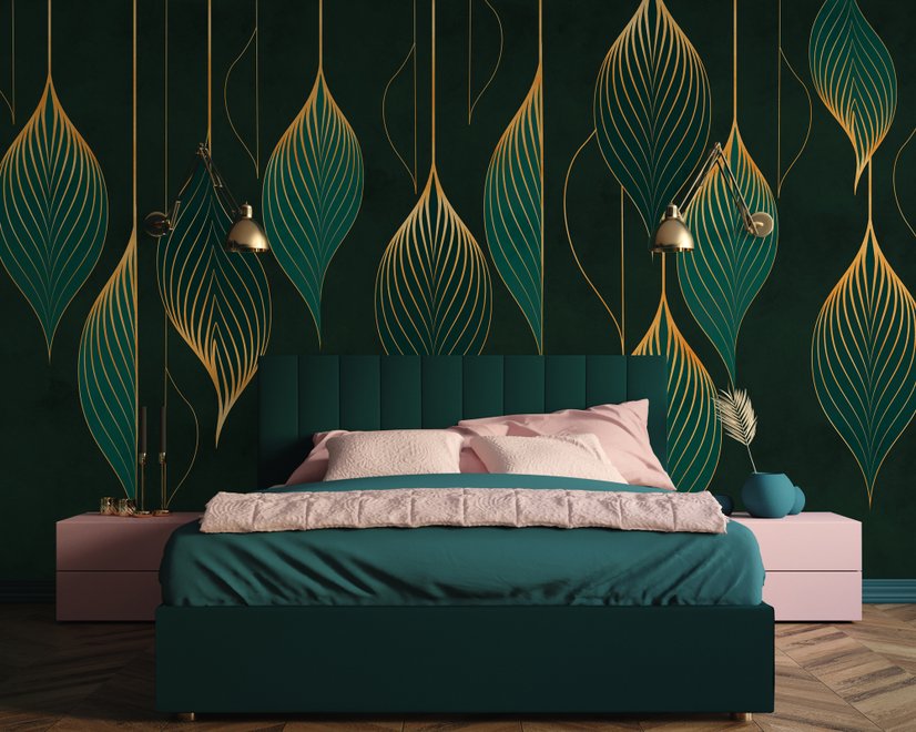 Abstract Geometric Art Wallpaper Mural