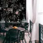 Dark Botanical Plants with Animals Wallpaper Mural