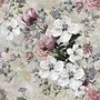 Watercolor Vintage Flower Wallpaper Mural