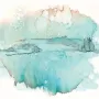 Abstract Splash Art Wallpaper Mural