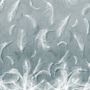 Vintage White Feather Pattern Wallpaper Mural