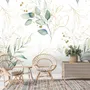 Eucalyptus Leaf Pattern Wallpaper Mural
