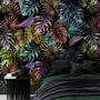 Colorful Tropical Leaf Wallpaper Mural