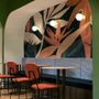 Papier peint art feuillage tropical