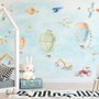 Kids Hot Air Balloons Wallpaper Mural
