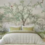 Misty Lake Landscape and Japanese Garden Wallpaper Mural