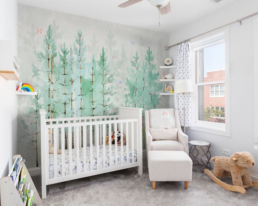 Poplar Tree Vintage Forest Wallpaper Mural