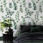 Watercolor Eucalyptus Leaf Wallpaper Mural