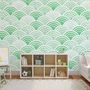 Seashell Pattern Wallpaper Mural for Nursery and Kids Room