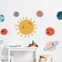 Kids Wall Decal Sun and Planets Wall Decals