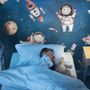 Kids Watercolor Space with Planets Wallpaper Mural