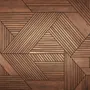Geometric Wood Texture Effect Wallpaper Mural
