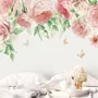 Pink Flower Art Wallpaper Mural