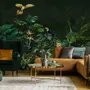 Dark Tropical Plants Wallpaper Mural