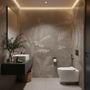 Monochrome Brown Nostalgic Rainforest Wallpaper Mural