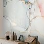 Soft Neutral Abstract Marble Art Wallpaper Mural