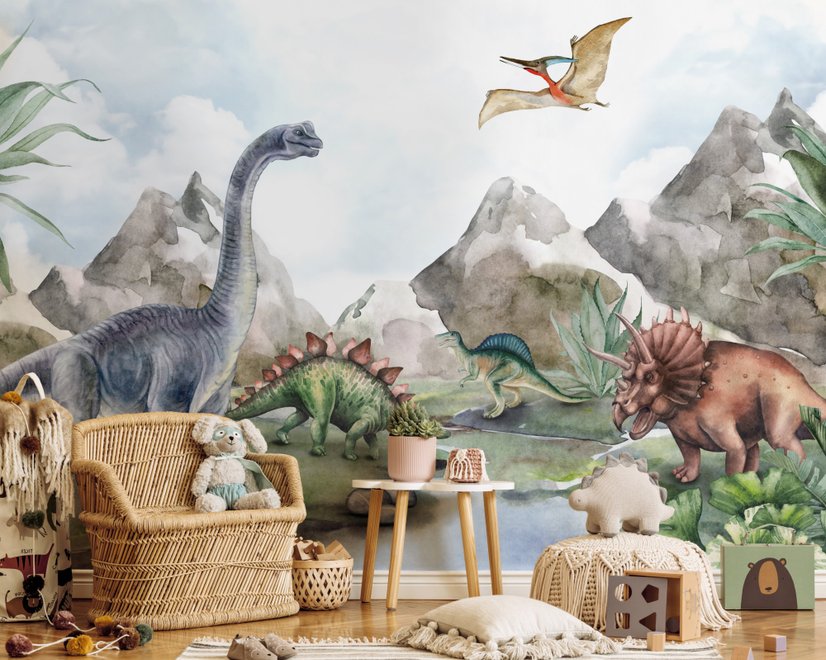 Kinder Fototapete Dinosaurier Jurassic World