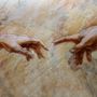 Watercolor Abstract Hands Wallpaper Mural