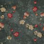 Papier peint petites fleurs coquelicot