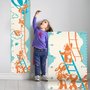 Kids Growth Chart With Hot Air Balloon Wall Decal Sticker