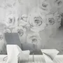 Watercolor Rose Bouquet Wallpaper Mural