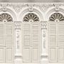 Faux Window Shutter Wallpaper Mural