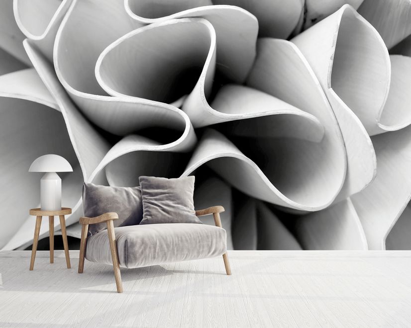 Abstract 3D Look Architecture Wallpaper Mural