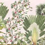 Exotic Leafs with Berries Wallpaper Mural