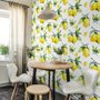 Papier peint panoramique citrons et feuillages
