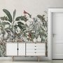Forest with Monkey and Lemur Wallpaper Mural