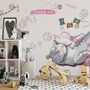 Fototapete Glückliche Katze für Kinder