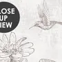 Monochrome Antique Jungle Landscape Wallpaper Mural