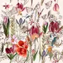 Spring Flowers Pattern Wallpaper Mural
