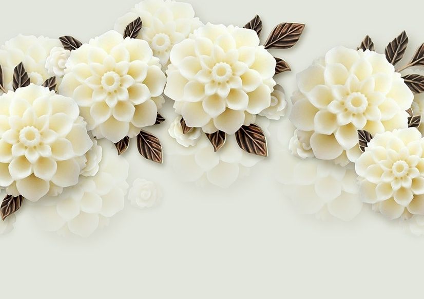 Hydrangea Floral Wallpaper Mural