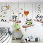 Fototapete Schwingende Pandabären
